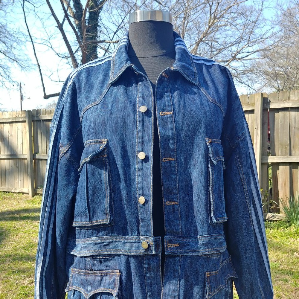 IVY PARK Blue Jean Jacket